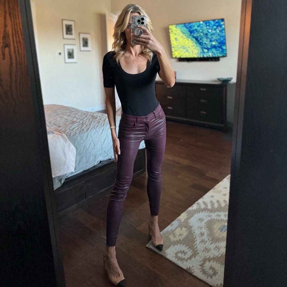 Joe’s The Charlie high waisted coated jeans